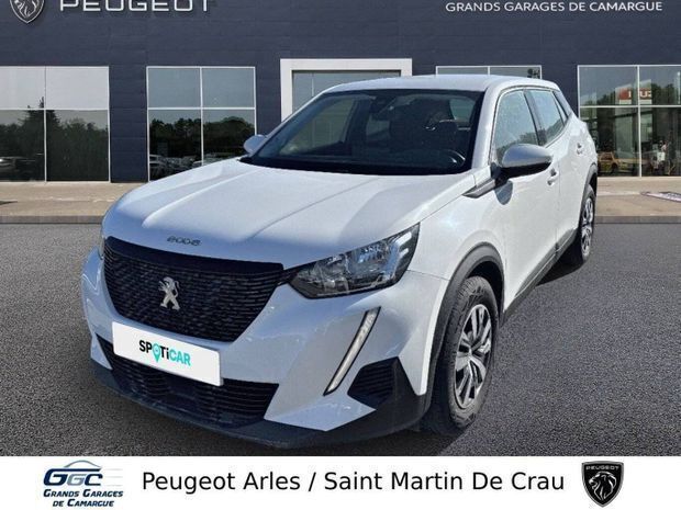 Blanc Utilisé 2021 Peugeot 2008 Active SUV | 14 570 € (Prix juste) - Image 1/4