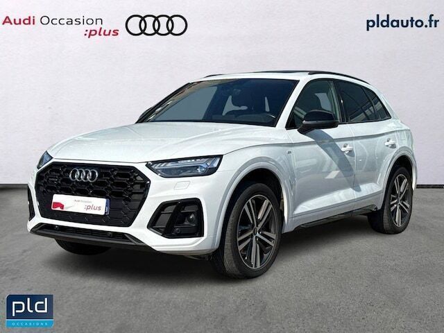 Blanc glacier métallisé Utilisé 2021 Audi Q5 S-Line SUV | 43 990 € (Prix assez cher) - Image 1/4