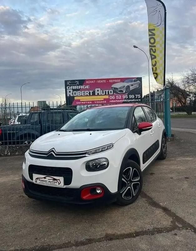 Blanc Occasion 2017 Citroën C3 Berline | 7 490 € (Bon prix) - Image 1/4