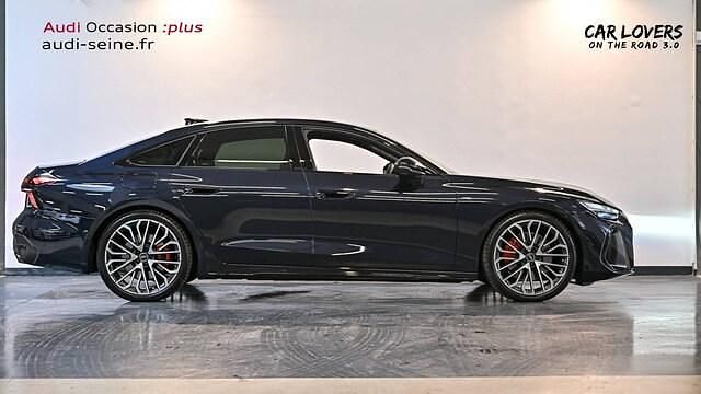 Nouvelle Audi A6 S-Line 367 ch (269 kW) 2025 Bleu firmament métallisé noir brillant Berline