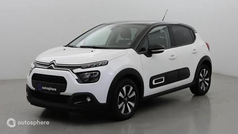 Blanc Utilisé 2023 Citroën C3 PureTech Citadine | 12 999 € (Prix juste) - Image 1/4