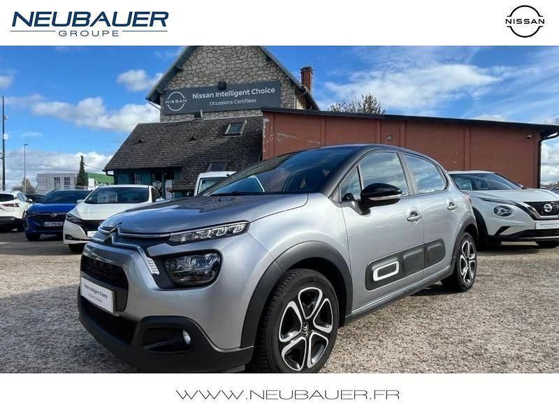 Gris platinium (m) noir onyx Utilisé 2022 Citroën C3 PureTech Citadine | 9 490 € (Prix juste) - Image 1/4