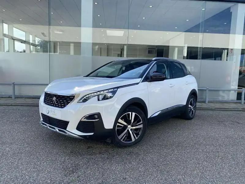 Blanc Utilisé 2018 Peugeot 3008 Allure SUV | 15 990 € (Prix juste) - Image 1/4