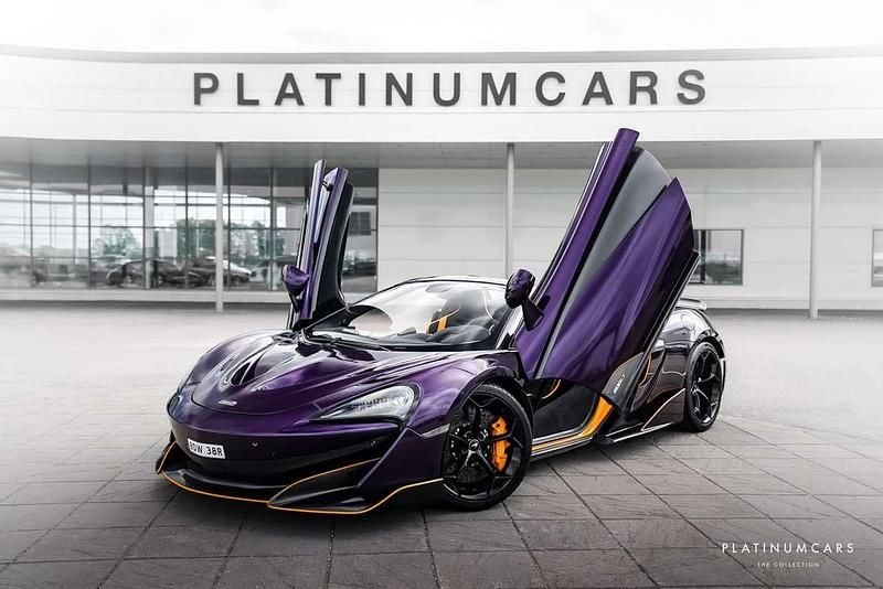 Occasion McLaren 600LT Spider 600 ch (441 kW) 2020 Mauve Cabriolet