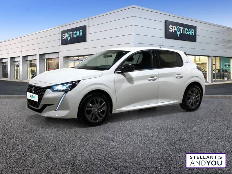 Blanc Utilisé 2022 Peugeot 208 Style Citadine | 10 990 € (Bon prix) - Image 1/4