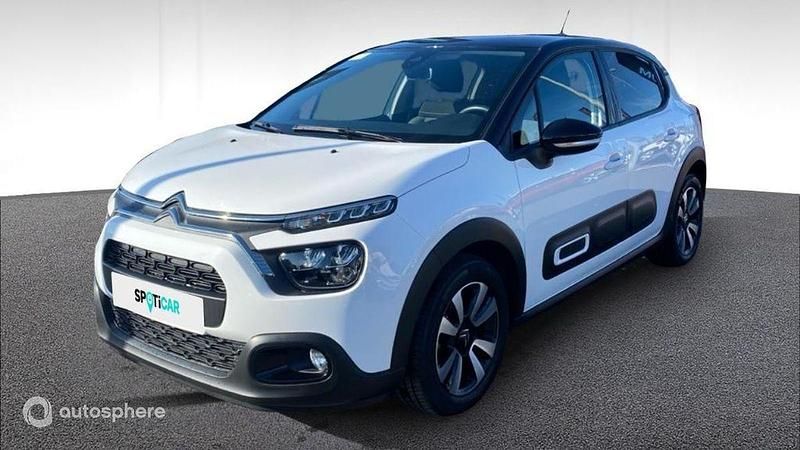 Blanc Utilisé 2023 Citroën C3 PureTech Citadine | 9 990 € (Bon prix) - Image 1/4