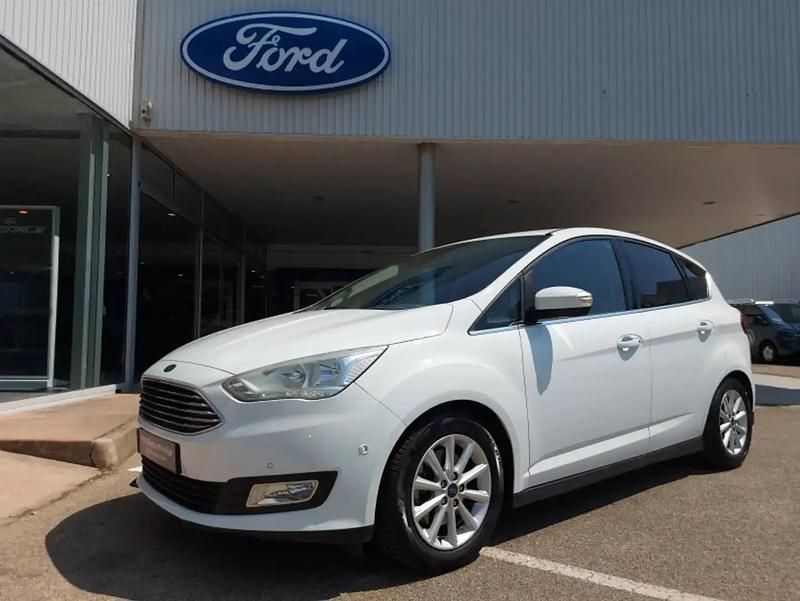 Blanc Utilisé 2015 Ford C-MAX Titanium Monospace | 11 500 € (Prix assez cher) - Image 1/4