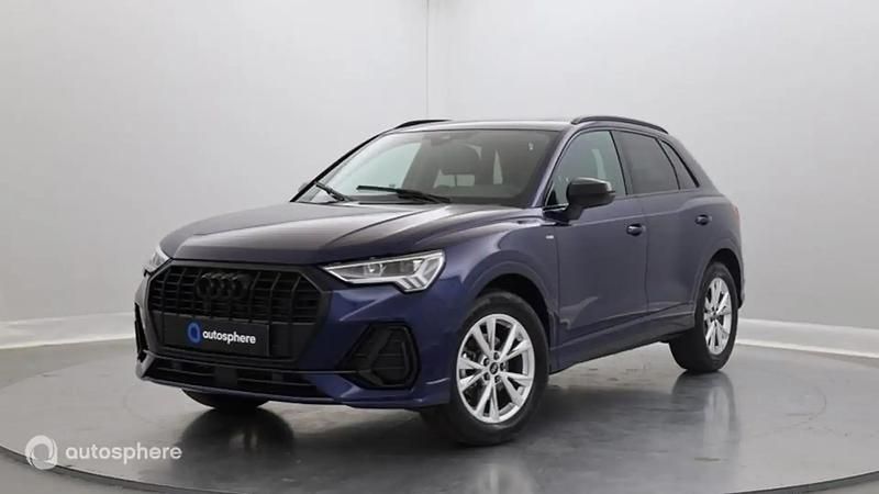 Bleu navarre métallisé Utilisé 2024 Audi Q3 S-Line SUV | 43 999 € (Prix assez cher) - Image 1/4