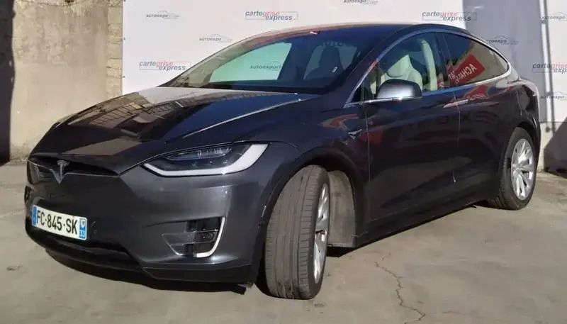 Gris fonce metal Utilisé 2018 Tesla Model X SUV | 39 900 € - Image 1/4