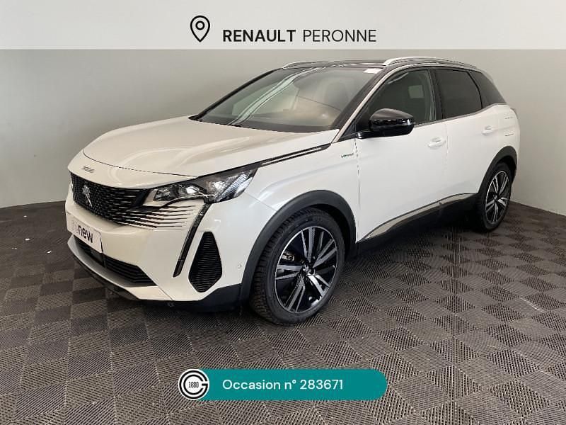 Blanc Occasion 2022 Peugeot 3008 GT SUV | 21 990 € (Prix juste) - Image 1/4