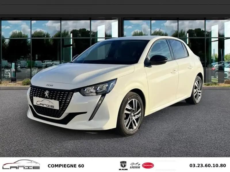 Blanc Utilisé 2022 Peugeot 208 Allure Citadine | 14 990 € (Prix juste) - Image 1/4