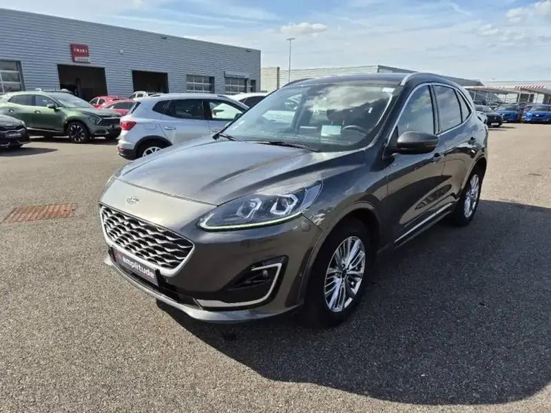 Gris magnetic métallisée fashion Utilisé 2021 Ford Kuga Vignale SUV | 22 999 € (Prix juste) - Image 1/2
