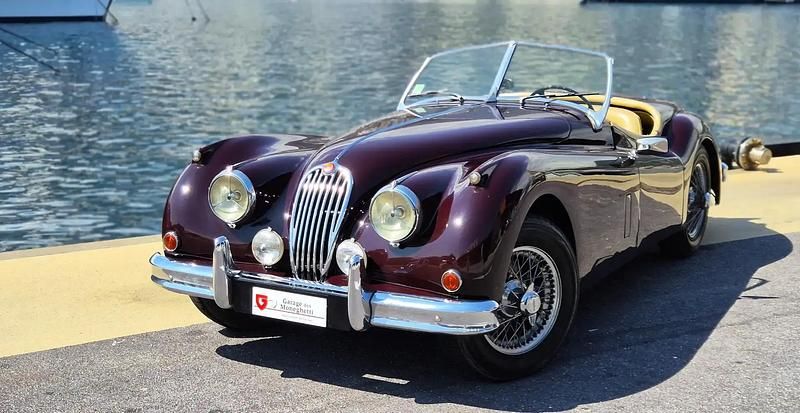 Mauve Occasion 1955 Jaguar XK Cabriolet | 72 500 € - Image 1/4