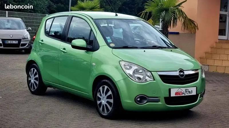 Vert Utilisé 2009 Opel Agila Enjoy Berline | 3 290 € - Image 1/4