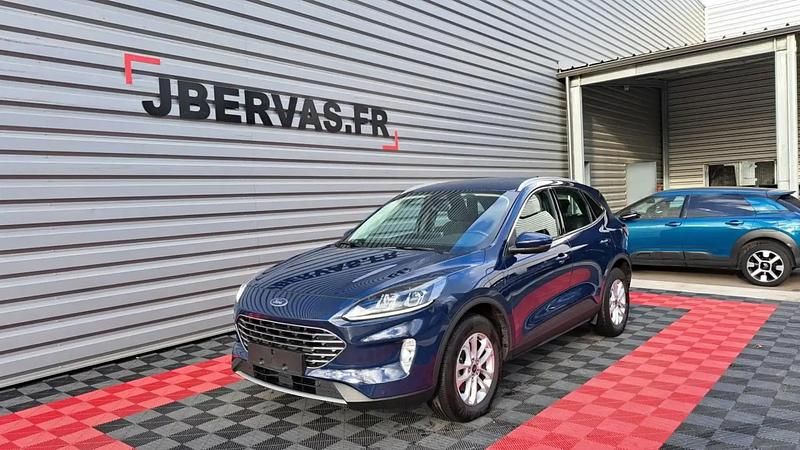 Bleu Occasion 2022 Ford Kuga Titanium SUV | 20 990 € (Super prix) - Image 1/4