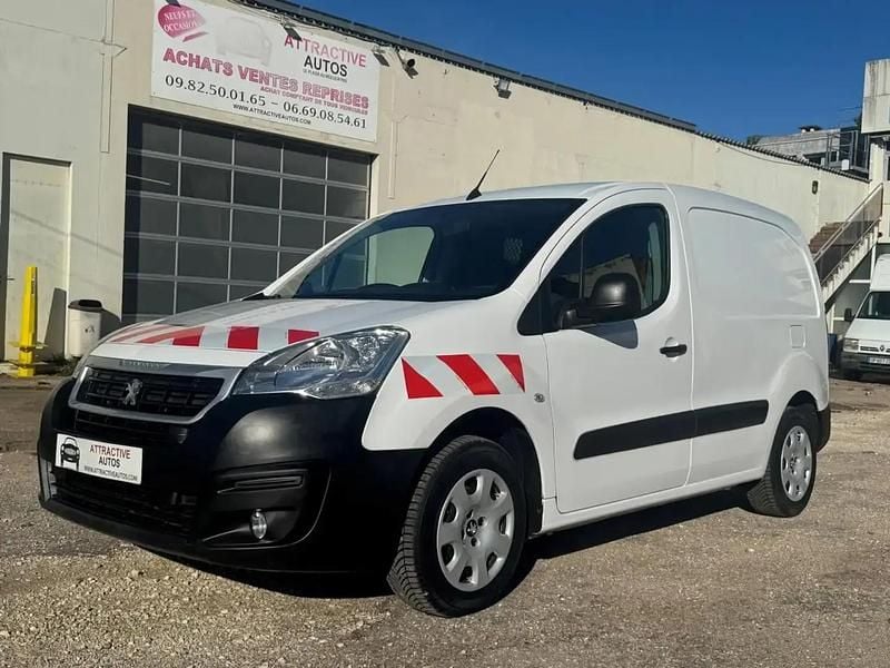 Blanc Occasion 2018 Peugeot Partner Premium Monospace | 8 990 € - Image 1/4