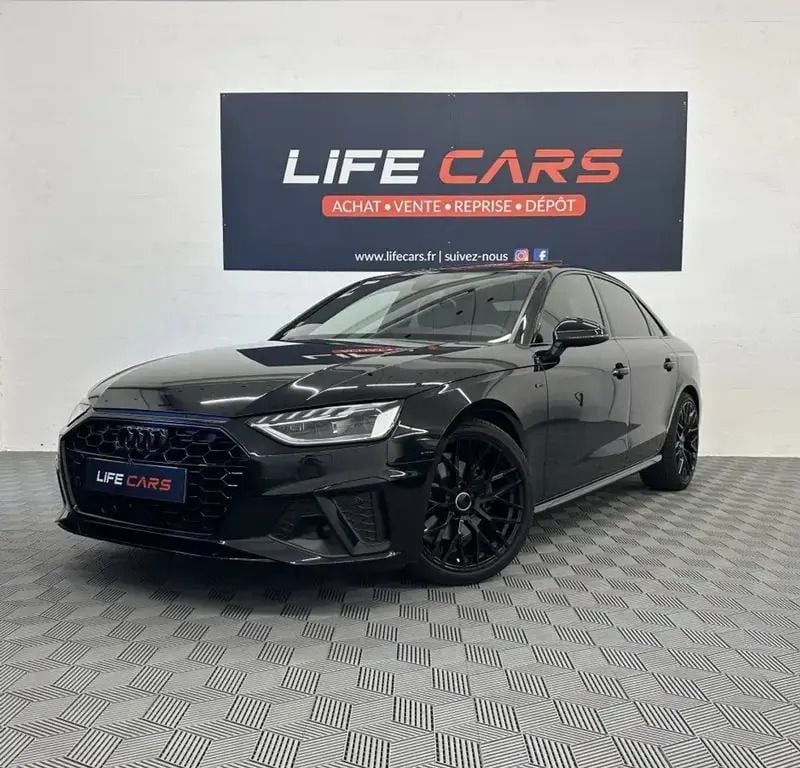 Noir Utilisé 2021 Audi A4 S-Line Berline | 31 990 € (Prix juste) - Image 1/4