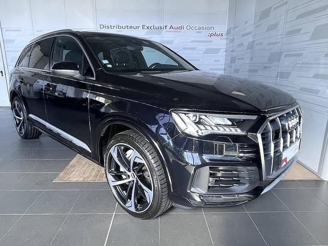 Noir orca métallisé Utilisé 2021 Audi Q7 Sport SUV | 49 900 € (Prix juste) - Image 1/4