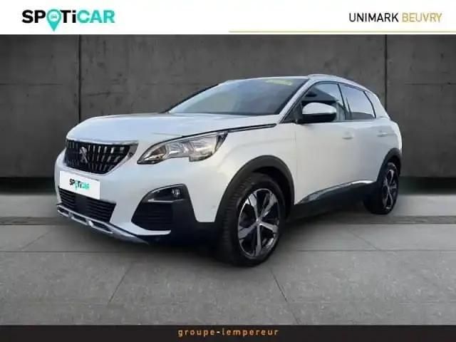 Blanc nacré (n) Utilisé 2020 Peugeot 3008 Allure SUV | 19 990 € (Prix juste) - Image 1/4
