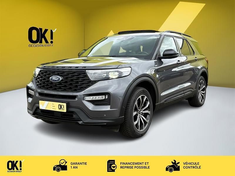 Gris Utilisé 2022 Ford Explorer ST-Line SUV | 51 990 € (Prix assez cher) - Image 1/4