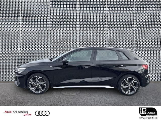 Occasion Audi A3 S-Line 150 ch (110 kW) 2021 Noir mythic métallisé Berline