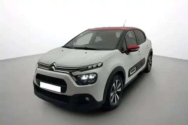 Blanc Utilisé 2023 Citroën C3 Shine Citadine | 12 489 € (Prix juste) - Image 1/4