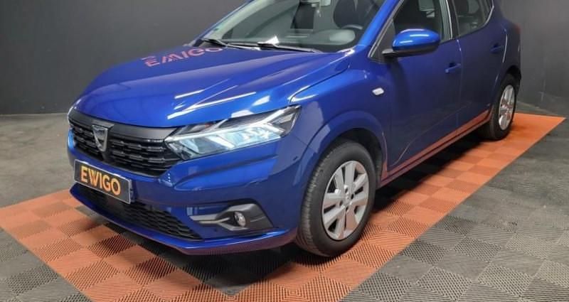 Bleu Utilisé 2022 Dacia Sandero Expression Citadine | 11 890 € (Super prix) - Image 1/4