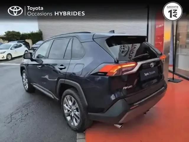 Occasion Toyota RAV4 Hybrid Lounge 218 ch (160 kW) 2021 Bleu de prusse métallisé SUV