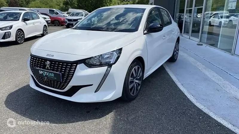 Blanc Utilisé 2023 Peugeot 208 Active Citadine | 14 999 € (Prix juste) - Image 1/1