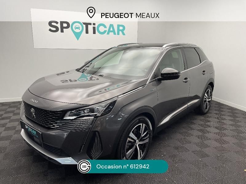 Gris Utilisé 2021 Peugeot 3008 GT SUV | 22 990 € (Prix juste) - Image 1/4