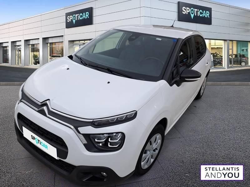 Blanc Utilisé 2022 Citroën C3 Business Class Citadine | 9 990 € (Prix juste) - Image 1/4