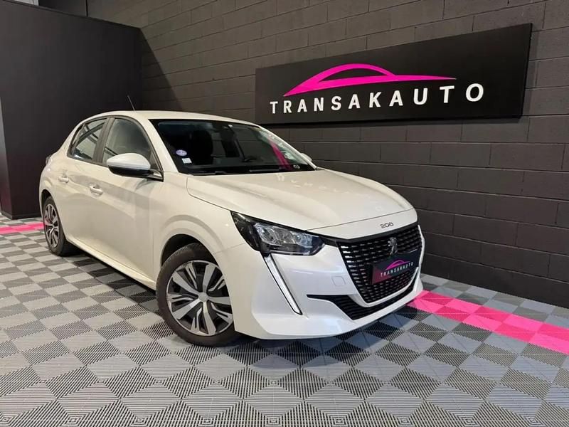Blanc Occasion 2020 Peugeot 208 Active Citadine | 7 990 € (Bon prix) - Image 1/4