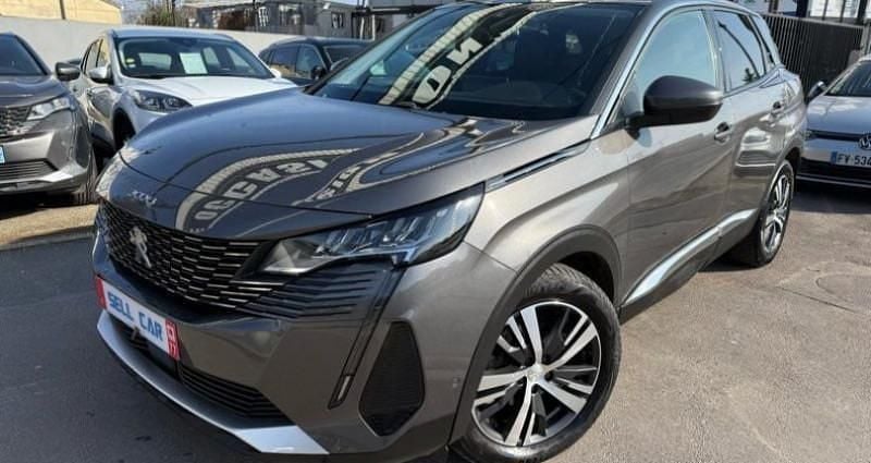 Gris Utilisé 2021 Peugeot 3008 Allure Monospace | 17 900 € (Prix juste) - Image 1/4