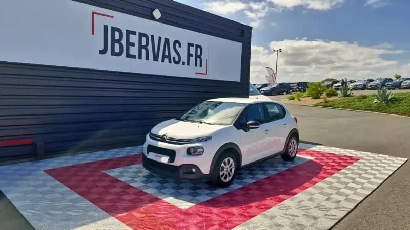 Blanc Utilisé 2019 Citroën C3 Business Class Citadine | 8 590 € (Bon prix) - Image 1/4