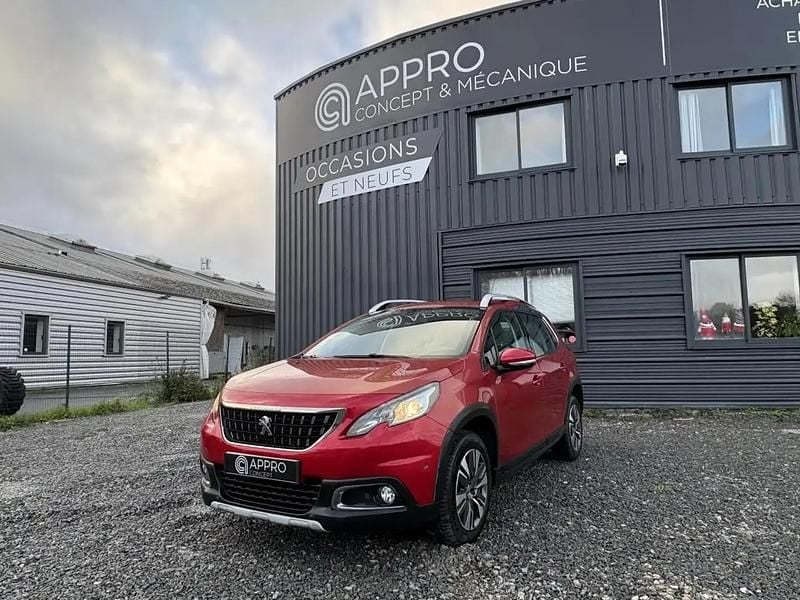 Rouge Occasion 2017 Peugeot 2008 Allure SUV | 7 990 € (Super prix) - Image 1/4