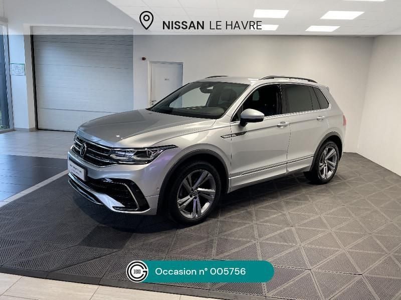 Gris Utilisé 2020 VW Tiguan R-line SUV | 29 900 € (Prix juste) - Image 1/4