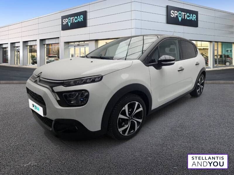Blanc Utilisé 2022 Citroën C3 PureTech Citadine | 13 890 € (Prix juste) - Image 1/4