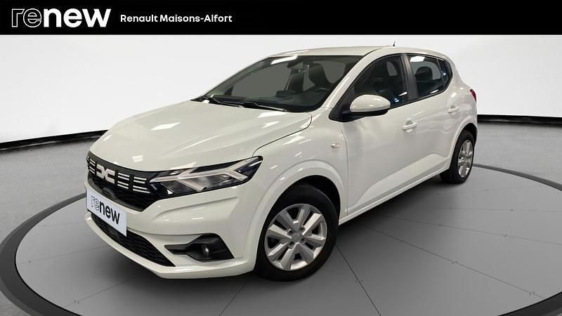 Blanc Utilisé 2023 Dacia Sandero Expression Citadine | 13 990 € (Prix juste) - Image 1/4