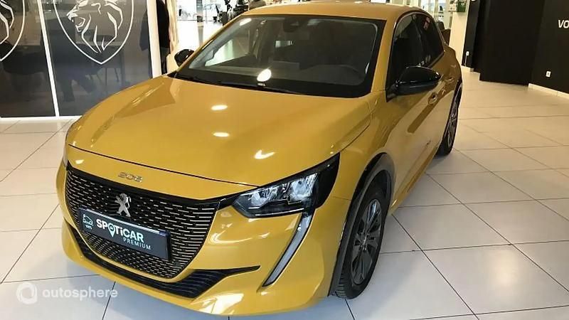 Jaune Utilisé 2022 Peugeot e-208 Style Citadine | 14 799 € (Bon prix) - Image 1/4