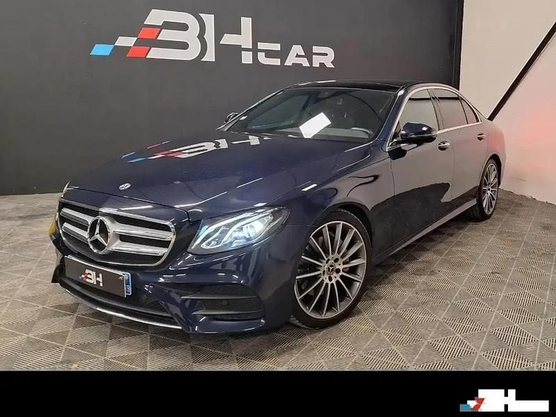 Bleu Occasion 2018 Mercedes E220 Berline | 30 490 € (Prix juste) - Image 1/4