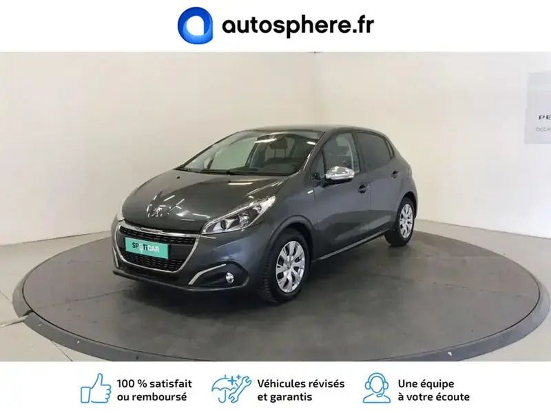 Gris Utilisé 2015 Peugeot 208 Citadine | 9 980 € (Prix juste) - Image 1/4