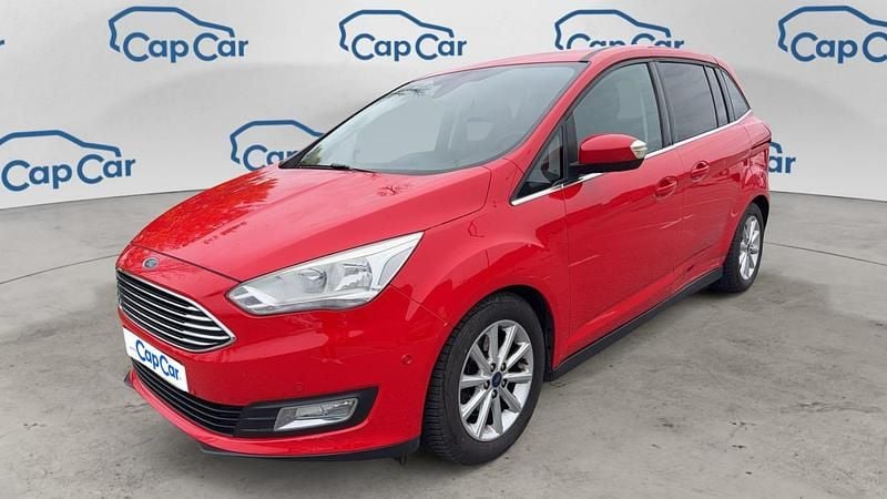 Rouge Occasion 2017 Ford Grand C-Max Titanium Monospace | 9 690 € (Super prix) - Image 1/3