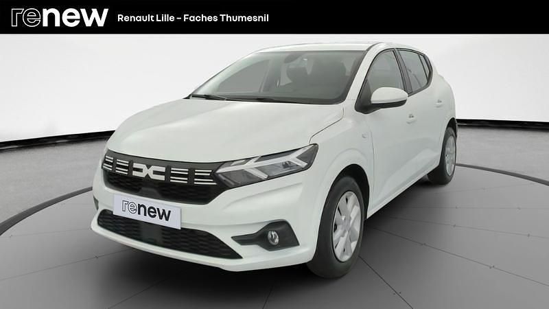 Blanc Utilisé 2023 Dacia Sandero Expression Citadine | 13 999 € (Prix juste) - Image 1/4
