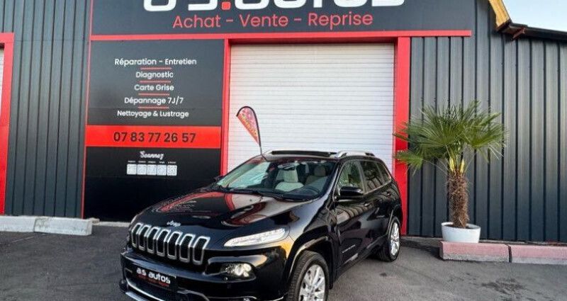 Noir Utilisé 2017 Jeep Cherokee Overland SUV | 16 790 € (Super prix) - Image 1/4