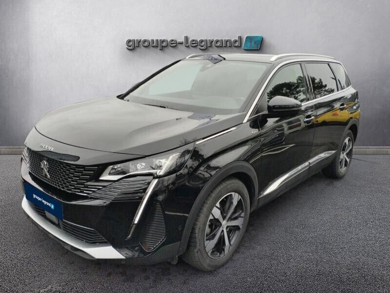 Noir Utilisé 2022 Peugeot 5008 GT Monospace | 26 980 € (Prix juste) - Image 1/4