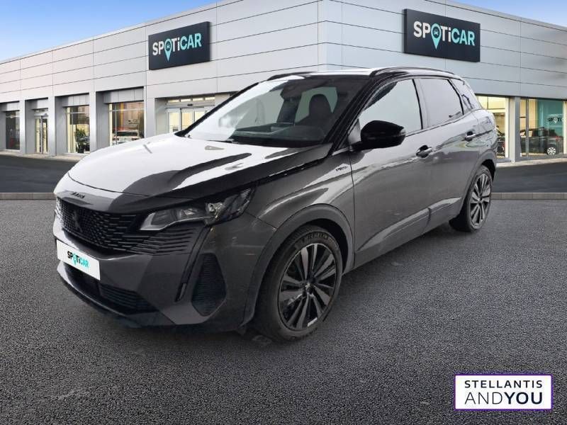 Gris Utilisé 2021 Peugeot 3008 GT | 22 989 € (Prix juste) - Image 1/3