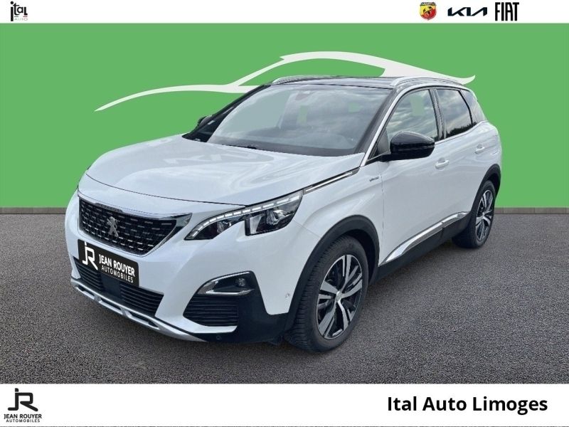 Blanc Utilisé 2020 Peugeot 3008 GT-line SUV | 25 290 € (Prix assez cher) - Image 1/3