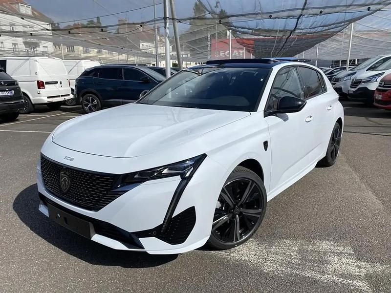 Blanc Nouvelle 2025 Peugeot 308 GT Berline | 28 890 € (Prix juste) - Image 1/4