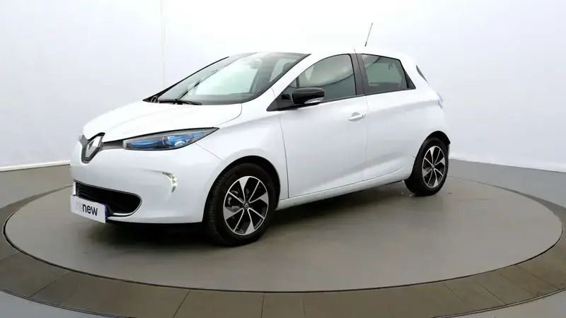 Blanc Utilisé 2018 Renault Zoe Intens Citadine | 6 990 € (Prix juste) - Image 1/4