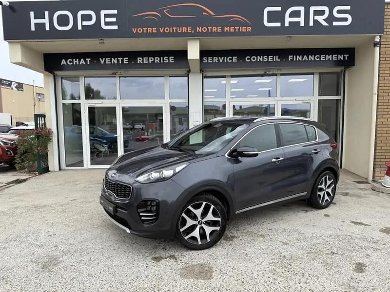 Gris Utilisé 2018 Kia Sportage GT-Line SUV | 14 500 € (Prix assez cher) - Image 1/4